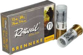 Патрон Rottweil Brenneke Magnum кал.12/76 пуля Brenneke Silver масса 39 г