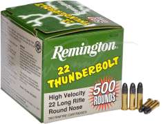 Патрон Remington Thunderbolt High Velocity кал .22 LR пуля RN масса 40 гр (2.6 г)