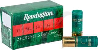 Патрон Remington Big Game кал. 12/70 дробь №4/0 навеска 36 г