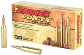 Патрон Barnes кал. 243 Win пуля TTSX BT масса 5.2 г/80 гран. Нач. скорость 1020 м/с