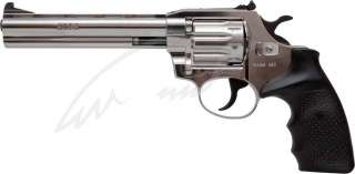 Револьвер флобера Alfa mod.461 6" Никель. Рукоять №13. Материал рукояти - пластик