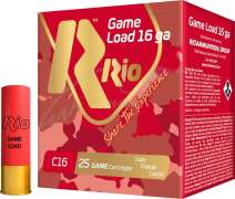 Патрон RIO Game Load C16 NEW (без контейнера) кал. 16/70 дробь №0 (4.25 мм) навеска 28 г Патрон RIO Game Load C16 NEW (без контейнера) кал. 16/70 дробь №0 (4.25 мм) навеска 28 г