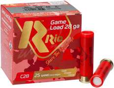 Патрон RIO Game Load кал. 28/65 дробь №4 (3,25 мм) навеска 15 г Патрон RIO Game Load кал. 28/65 дробь №4 (3,25 мм) навеска 15 г