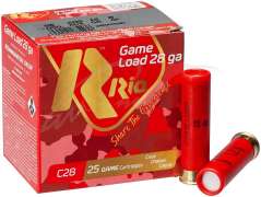 Патрон RIO Game Load кал. 28/65 дробь № 6 (2,75 мм) навеска 15 г Патрон RIO Game Load кал. 28/65 дробь № 6 (2,75 мм) навеска 15 г