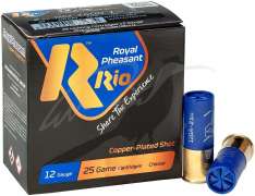 Патрон RIO Royal Pheasant COPPER Plated кал. 12/70 дробь № 2/0 Патрон RIO Royal Pheasant COPPER Plated кал. 12/70 дробь № 2/0