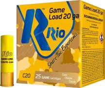 Патрон RIO Game Load C20 кал. 20/70 дробь №4/0 (5,0 мм) навеска 28 г