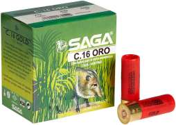 Патрон SAGA Gold Selva кал. 16/70 дробь №00 (4.5 мм) навеска 28 г. Нач.скорость - 430 м/с Патрон SAGA Gold Selva кал. 16/70 дробь №00 (4.5 мм) навеска 28 г. Нач.скорость - 430 м/с
