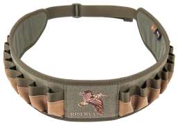 Патронташ Riserva R9007 кал. 20. 24 ячейки для патронов. Цвет - зеленый.