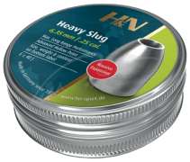 Пули пневматические H&N Slug HP Heavy кал. 6.35 мм. Вес - 2,59 г. 100 шт/уп