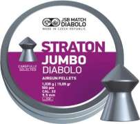 Пули пневматические JSB Diabolo Straton Jumbo. Кал. 5.5 мм. Вес - 1.03 г. 500 шт/уп