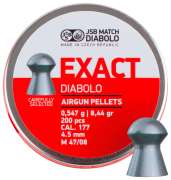 Пули пневм JSB Diabolo Exact. Кал. 4.5 мм. Вес - 0.54 г. 200 шт/уп