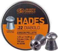 Пули пневматические JSB Hades. Кал. 5.5 мм. Вес - 1.03 г. 250 шт/уп