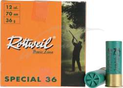 Патрон Rottweil Special 36 кал.12/70 дробь №4 (3,2 мм) навеска 36 г Патрон Rottweil Special 36 кал.12/70 дробь №4 (3,2 мм) навеска 36 г