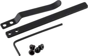 Универсальная клипса ClipDraw для скрытого ношения пистолета. Цвет - черный