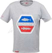 Футболка Favorite FM6 шестиугол. лого ц:grey