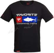 Футболка Favorite FB4 прямоугол. лого ц:black