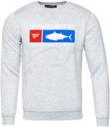 Реглан Favorite SM4 (свитшот) прямоугол. лого ц:gray