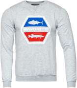 Реглан Favorite SM6 (свитшот) шестиуголь. лого ц:gray