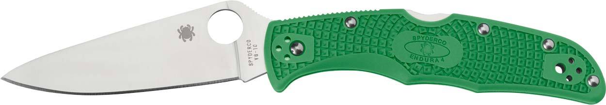 Нож Spyderco Endura4 Flat Ground. Цвет: зеленый