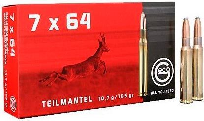 Патрон GECO кал.7х64 пуля TM масса 10,7 г