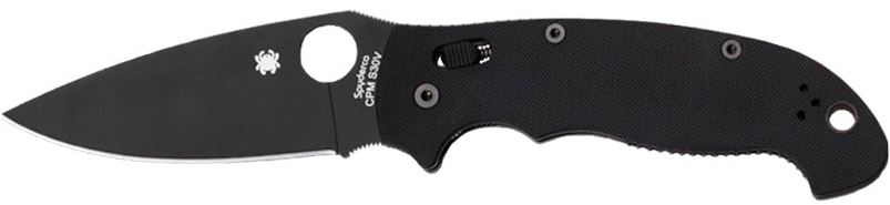 Нож Spyderco Manix 2 XL Black Blade