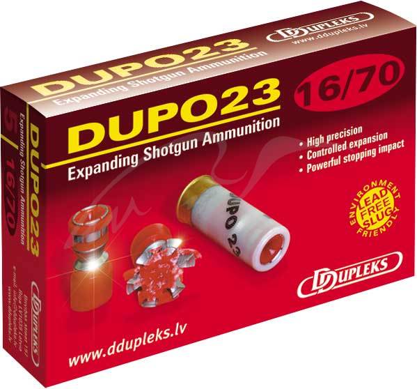 Патрон D Dupleks Dupo 23 кал. 16/70 пуля Dupo масса 23 г