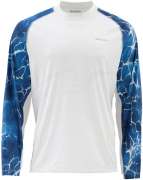 Реглан Simms Solarflex Crewneck Prints ц:river rapid white