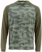 Реглан Simms SolarFlex Hoody Print ц:hex camo loden