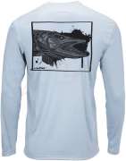 Реглан Simms Solar Tech Tee Musky Face ц:steel blue
