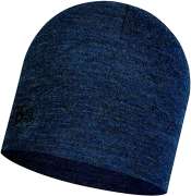 Шапка Buff Midweight Merino Wool Hat. Night blue melange