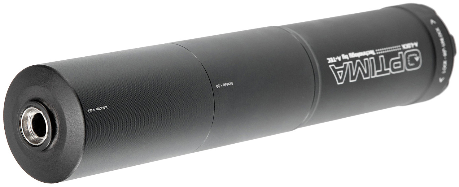 Саундмодератор A-TEC Optima-45 быстросъемный. Кал. - .30 (под кал. 270 Win; 7x64; 308 Win и 30-06). Резьба - A-Lock Mini
