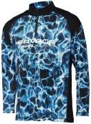 Реглан Savage Gear Marine UV Long Sleeve Tee ц:sea blue