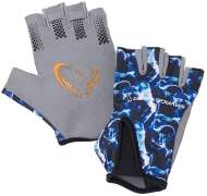 Перчатки Savage Gear Marine Half Glove ц:sea blue