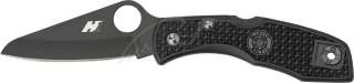 Ніж Spyderco Salt 1 black blade plain