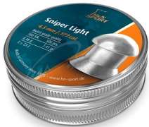 Пули пневматические H&N Sniper Light. Кал. 4.5 мм. Вес - 0.48 r. 500 шт/уп