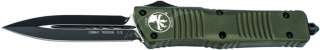Ніж Microtech Combat Troodon Double Edge Black Blade. Ц: olive