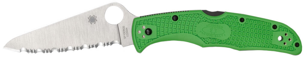 Нож Spyderco Pacific Salt 2 Spyderedge Green
