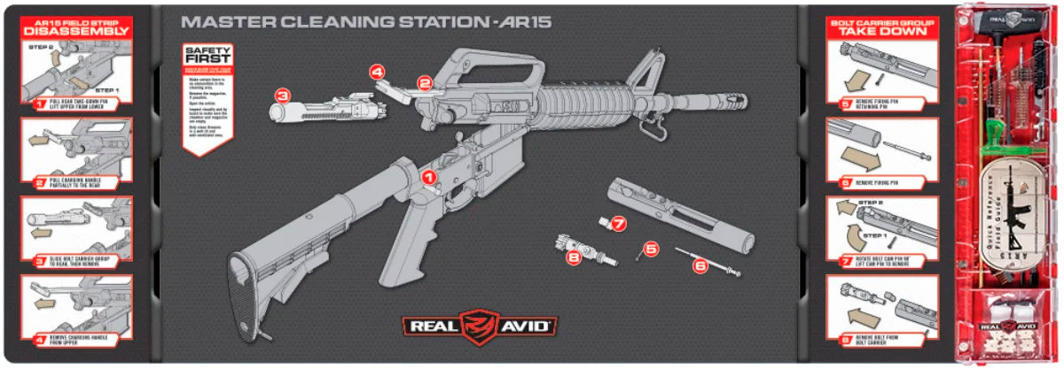 Набор для чистки Real Avid Master Cleaning Station - AR-15