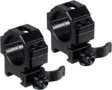 Быстросъемные кольца Leapers UTG Max Strength. d - 30 мм. Low. Weaver/Picatinny