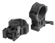 Быстросъемные кольца Leapers UTG Accu-Sync QR. d - 34 мм. X-High. Picatinny