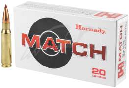 Патрон Hornady Match кал .308 Win пуля ELD масса 168 гр (10.9 г)