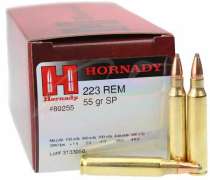 Патрон Hornady кал .223 Rem пуля SP масса 55 гран/3,56 г
