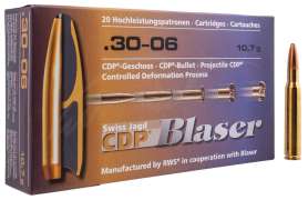 Патрон Blaser кал. 30-06 пуля CDP масса 10,7 грамм/ 165 гран
