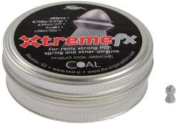Пули пневматические Coal Xtreme FX. Кал. 4.5 мм. Вес - 0.75 г. 400 шт/уп