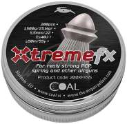 Пули пневматические Coal Xtreme FX. Кал. 5.5 мм. Вес - 1.5 г. 200 шт/уп