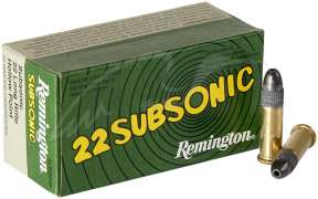 Патрон Remington Subsonic кал .22 LR пуля HP масса 38 гр (2.5 г)