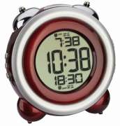Цифровые часы с будильником TFA, Red-silver