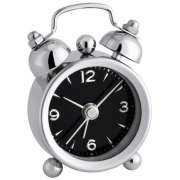 Будильник (часы аналоговые) TFA Mini-Nostalgie, Silver-black