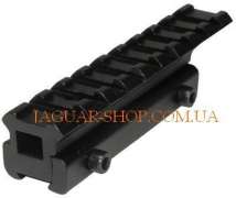 Крепление КП-12 планка переходник с 11мм на 21мм