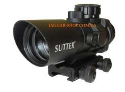Прицел  4х32 Sutter маркер 3 цвета, крепление 21мм и 11мм